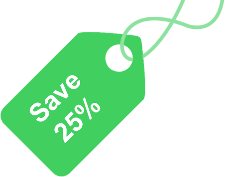 Save 25%